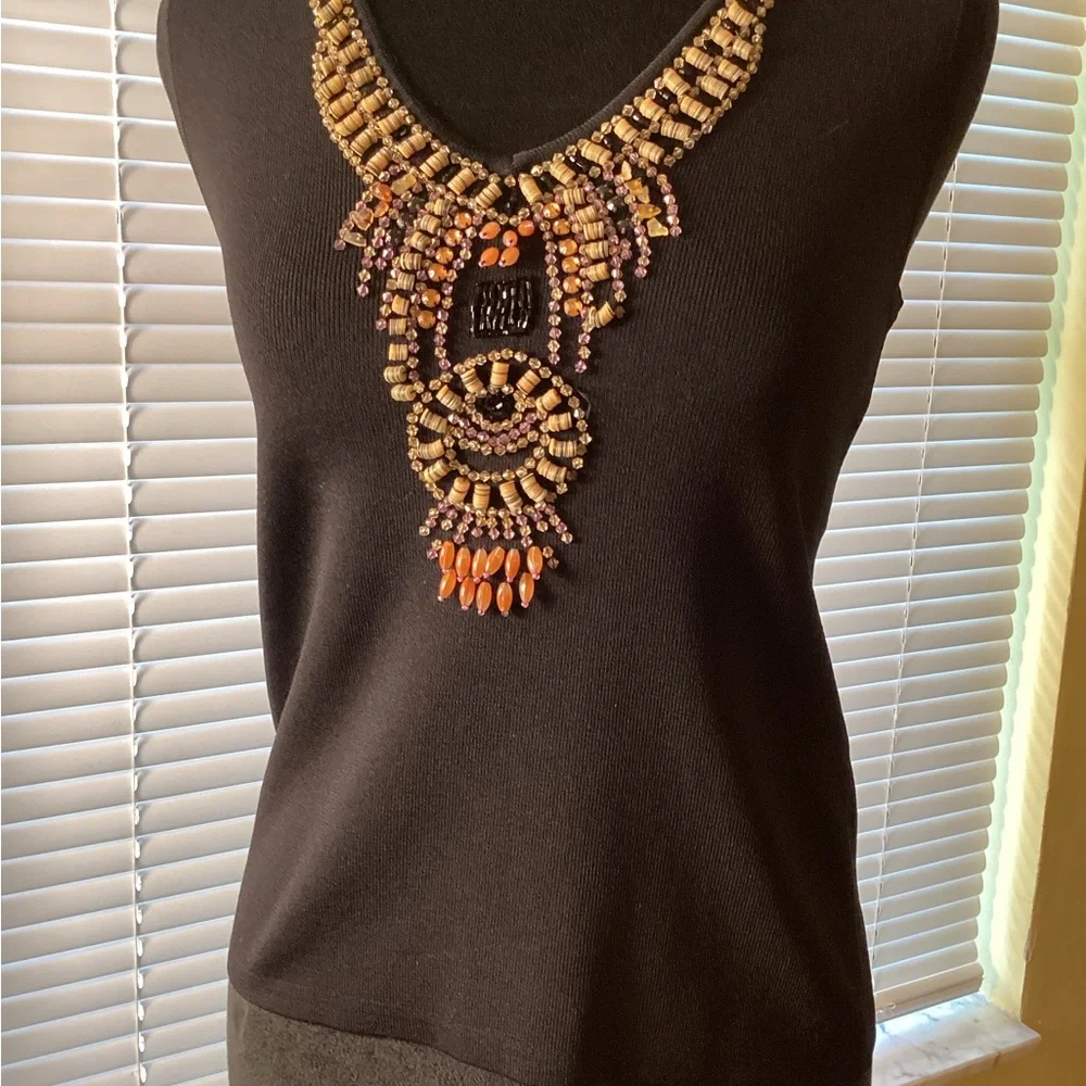 Joseph A Black Sleeveless Top - Picture 1 of 5